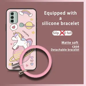 Anti-knock Personality Phone Case For Nokia C31/TA-1511 Cartoon Creative Dirt-resistant Protective Back Cover Soft Case Funny Cute heat dissipation Ring Waterproof Bracelet Youth