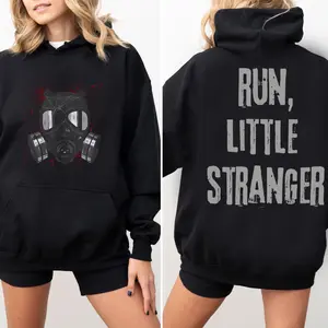 Run Little Stranger Hoodie, Malachi Vize Hoodie, Leigh Rivers Merch, Dark Romance Merch, Book Lovers Pullover Long Sleeves Graphic