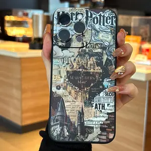 New Fashion Castle Print Phone Case, Shockproof Protection, Full Camera Cover, Fits iPhone 16 Pro Max 11 12 Pro 13 Pro 14 15 Plus 15 Pro Max 17 Air