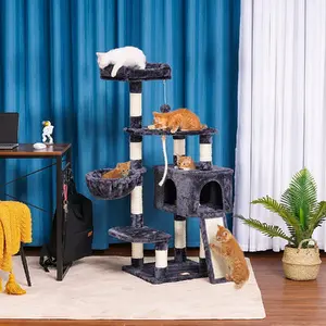 LowLyfe SevenFilmz Animal Friendz - Queen & King Cats Tower Washable Anti-Slip