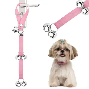 Adjustable Dog Doorbell for Potty Training, 6 Ultra Loud Metal Bell with Adjustable Chain, Durable and Easy to Use, Large Dogs