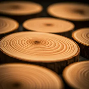 25 Wood Disc Slices for DIY Projects and Rustic Decor