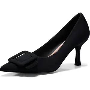 Coutgo Women's Closed Pointed Toe Pumps Stiletto High Heels Wedding Party Dress Shoes