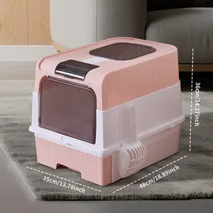 Magic Cube Intelligent Cat litter Box - Free Hands, Enjoy Pure Life | Automatic Cleaning, Silent Design, Preferred for Multi Cat Families