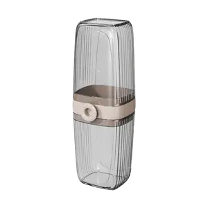 BDO Travel Toothbrush Holder Case with Cup, Portable Mouthwash Cup Set for Home & Travel, 20x6.9cm