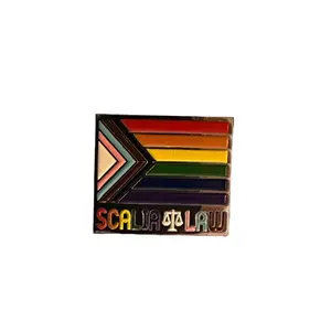 Enamel Pin Scalia Law Pride
