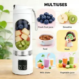 Ultimate Portable Blender!USB Rechargeable & Compact for Smoothies On-The-Go - Perfect Travel, Back To School & Gym!Leak Proof Design, Makes Shakes & Baby Food in Seconds cup juicer rechargeable mini blender vegetable.#tiktokshopstockup  #mothersdaygift