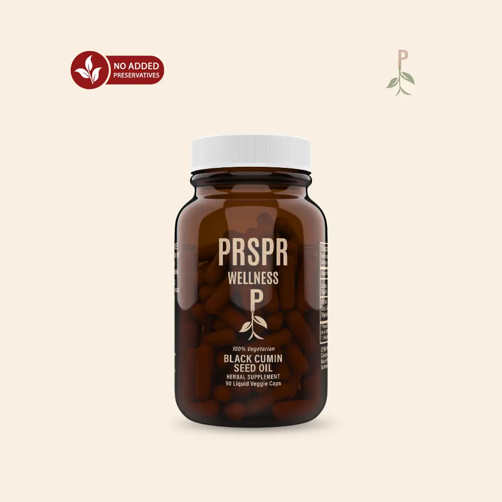 PRSPR Wellness Premium Black Seed Oil 90 Ct Healthcare Natural