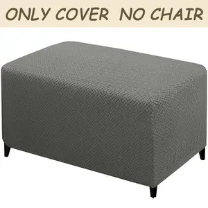 Washable Foot Stool Cover Durable Elastic Anti-Slip Soft Breathable Stretchable Protector Easy Clean Single Sale