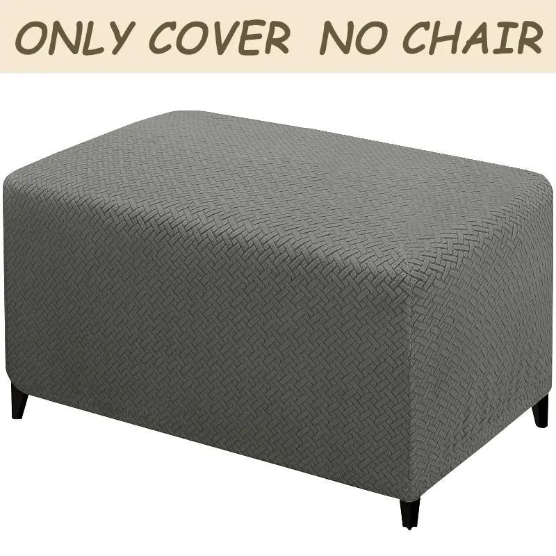 Washable Foot Stool Cover Durable Elastic Anti-Slip Soft Breathable Stretchable Protector Easy Clean Single Sale