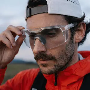 ANSI Z87+ Photochromic Polarized Sports Sunglasses Men Women UV400 Protection Light Adjusting Transition Lenses Impact Resistant Windproof Wrap Around Shield Eyewear Cycling Running Fishing Driving Baseball Biking Tactical Safety Goggles Anti-Slip Glasses