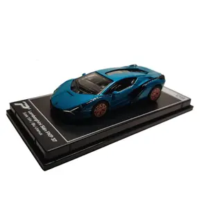 KINSMART Hyper-car league Lamborghini Sian FKP 37 1:64 scale die-cast metal model car with display base