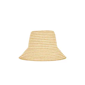 Lack of Color Reef Bucket Hat in Snow Stripe