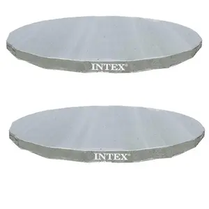 Intex UV Resistant Deluxe Debris Cover 18' Ultra Frame Swimming Pools (2 Pack)