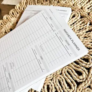 Paycheck Planner NOTEPAD | Paycheck Budget | Budget Planning