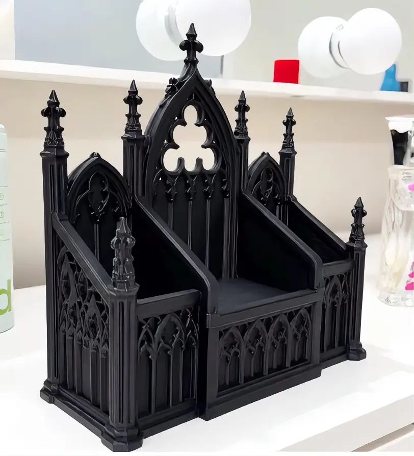 Makeup Organizer - Gothic Style Black Makeup Organizer - Gothic Style Black