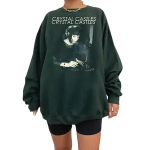 Crystal Castles Music Tour Sweatshirt/ T-Shirt, 90s Crystal Castles Music Band Tee, Castles Alice Glass & Ethan Kath Tee, Doe Deer Song, Gift for Fans