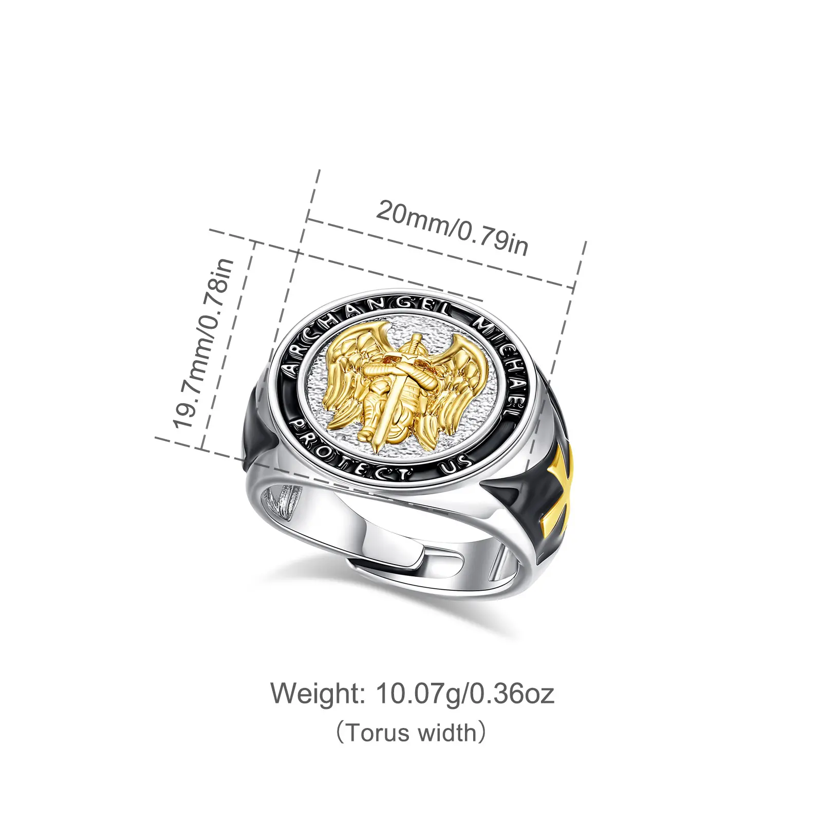 Style 4 / Two Tone - Archangel Michael