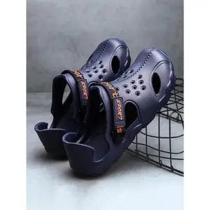 Men's Casual Breathable Clogs, Lightweight Comfortable Sports Slippers, Fashionable Clogs for Indoor & Outdoor Wear