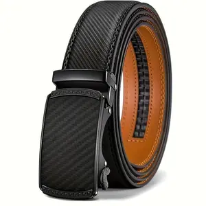 Mens Belt Leather Ratchet Belt - Customizable Fit, Effortless Style (35mm)