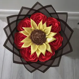 Girasol Sunflower roses rosas eternas eternal flores flowers gift decor decoration room regalo Bouquet Decorative Plants