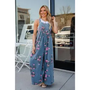Flower Child Overalls-FINAL SALE