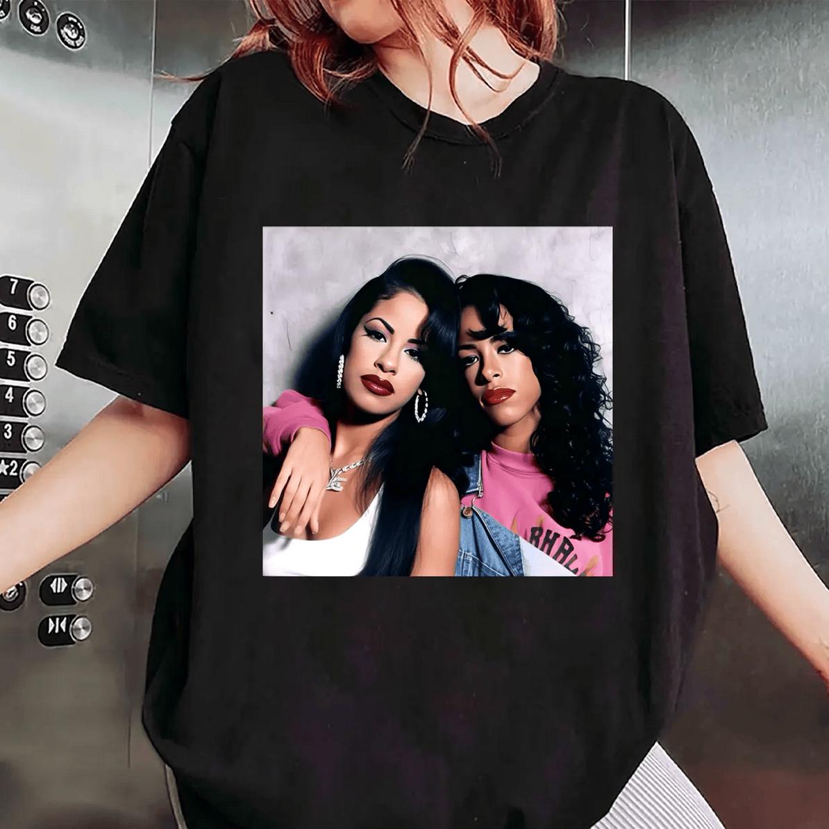 Selena And Aaliya Vintage Shirt Sweatshirt Hoodie Hoodied Cotton Hoodie For Adults