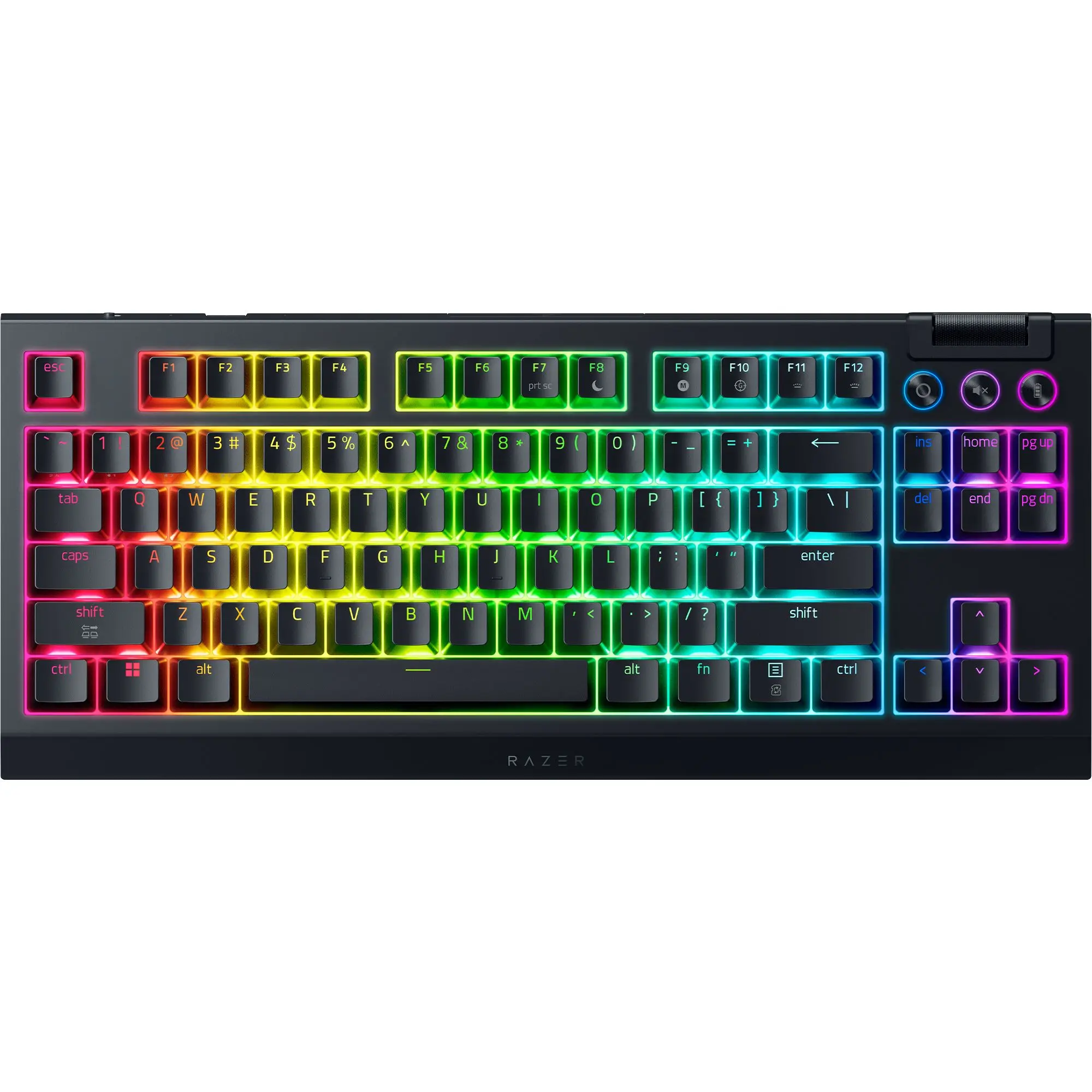 Razer BlackWidow V4 Tenkeyless HyperSpeed Wireless Hot-swappable Gaming Keyboard
