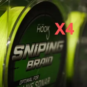 Sniping Braid - 10 LB Optimal COMBO 4 Spools of Braid