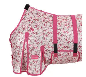 Cherry Coquette Mesh Fly Sheet w/ Detachable Neck