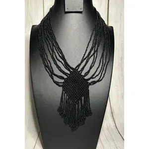 Chaquira Necklaces, Huichol Jewelry, Mexican Jewelry, Beaded Jewelry, Artisan Jewelry, Handmade, Birthday Gift, Woman Jewelry