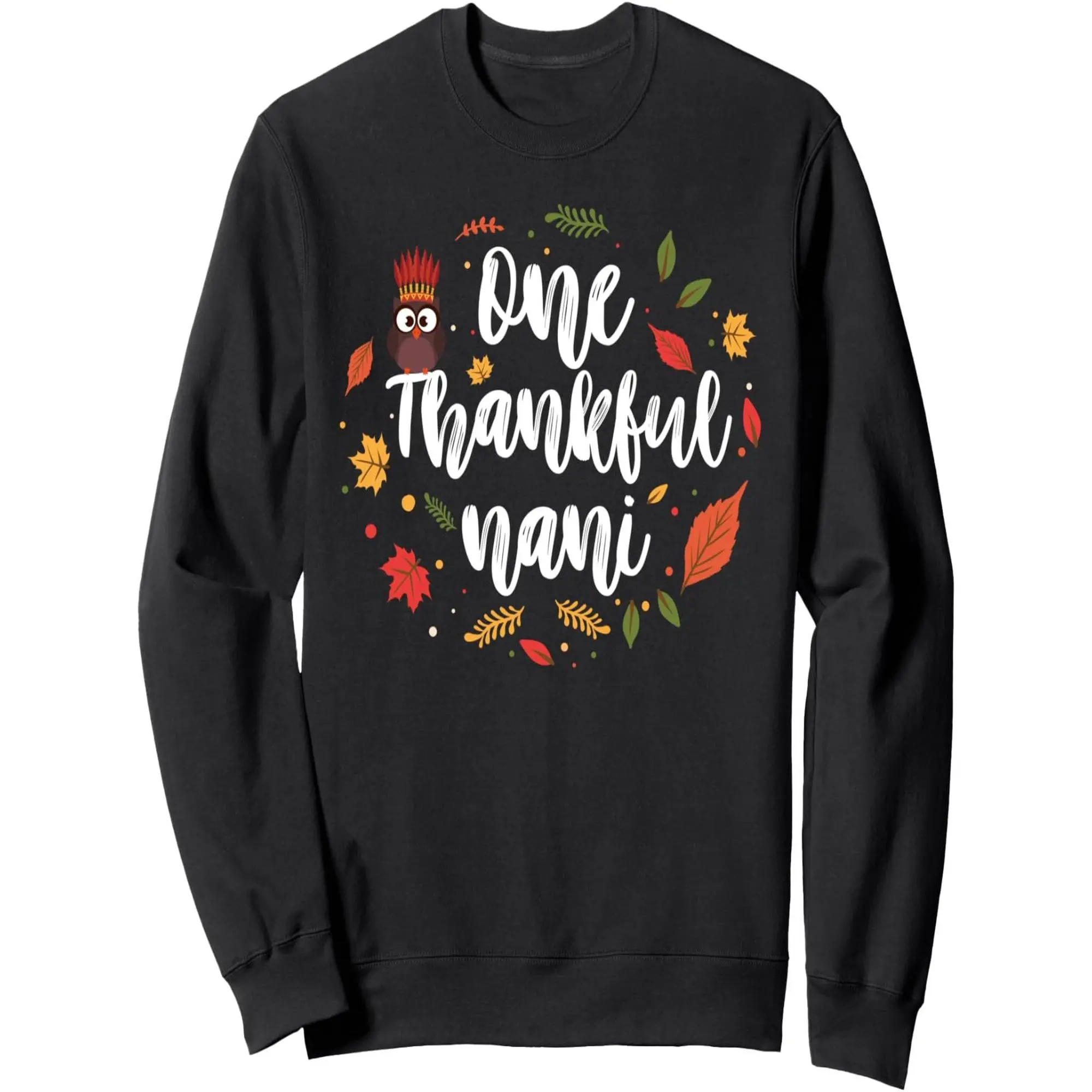 Autumn Fall One Thankful Nani Thanksgiving Day Gift Sweatshirt Womenswear Hoodie Casual Tops Crewneck Long Sleeve hoodies women sweatshirts winter outfits comfort hoodies graphic hoodie