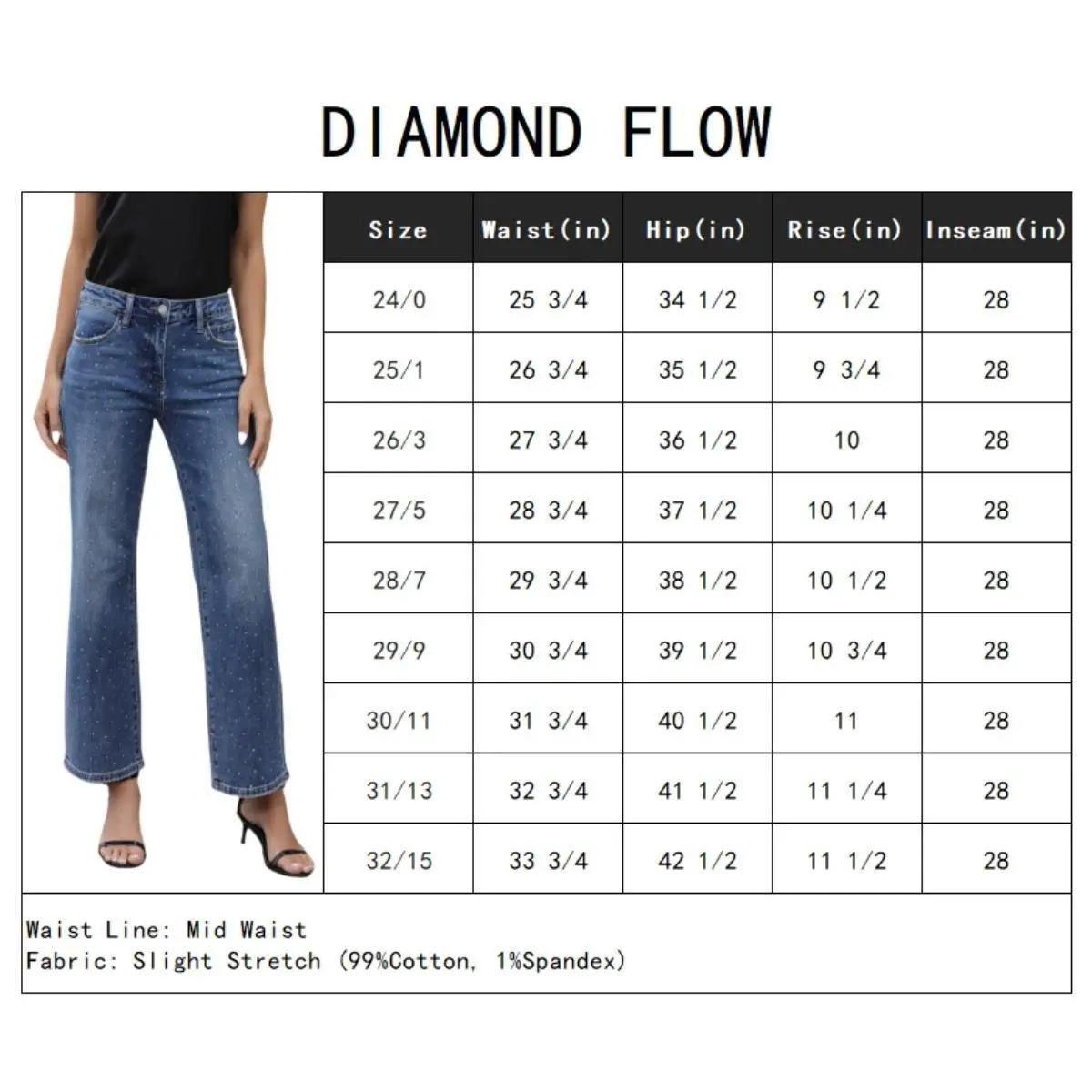 DIAMOND FLOW-Dark Blue