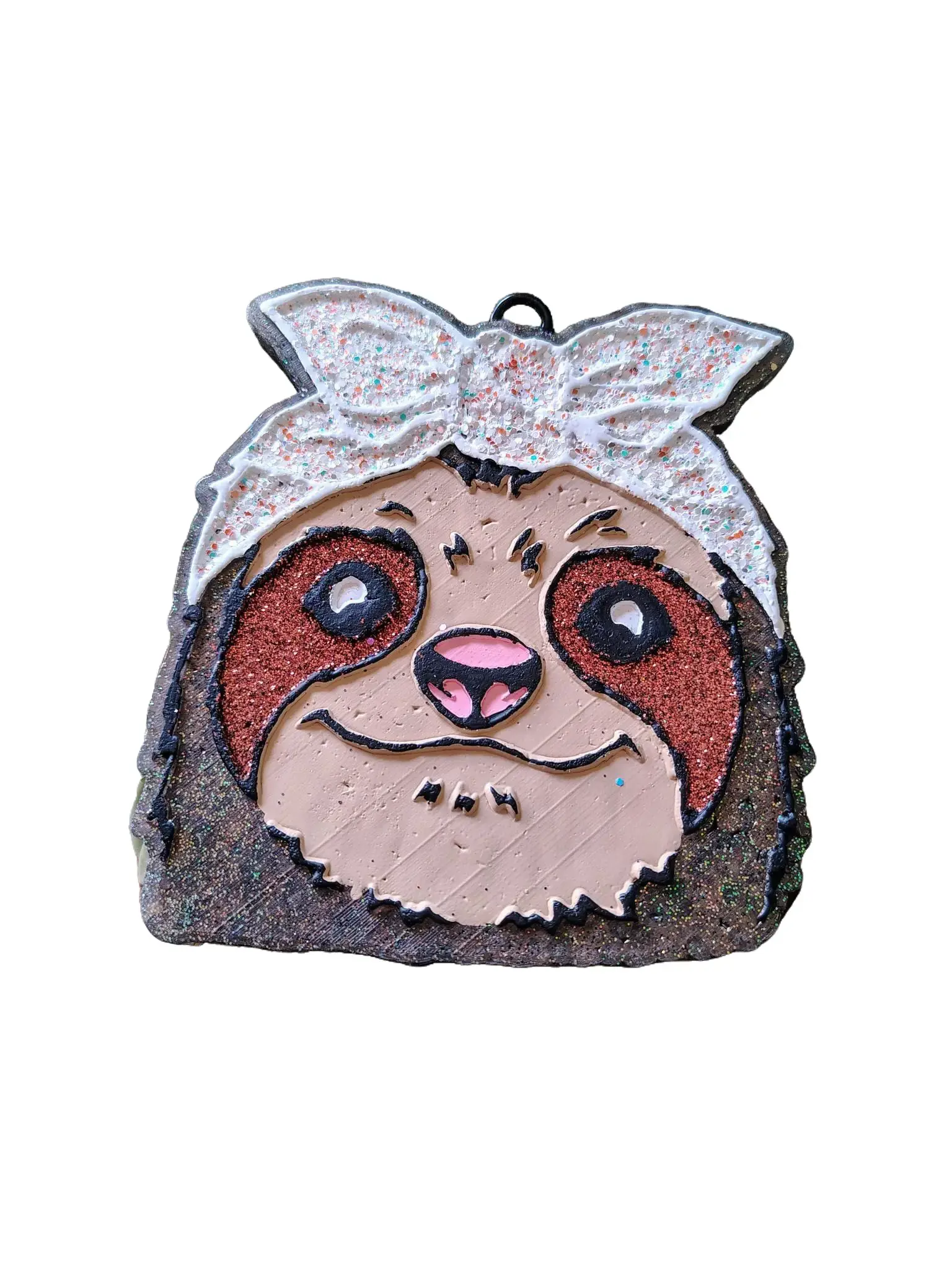 Handmade Sloth Deodorizer Car Fragrance Freshener - 10in String Fragrant Beads, 3-6 Weeks Long-Lasting Scent, Polypropylene Bag with Parchment Protection for Car Interior Use, Car Vibes