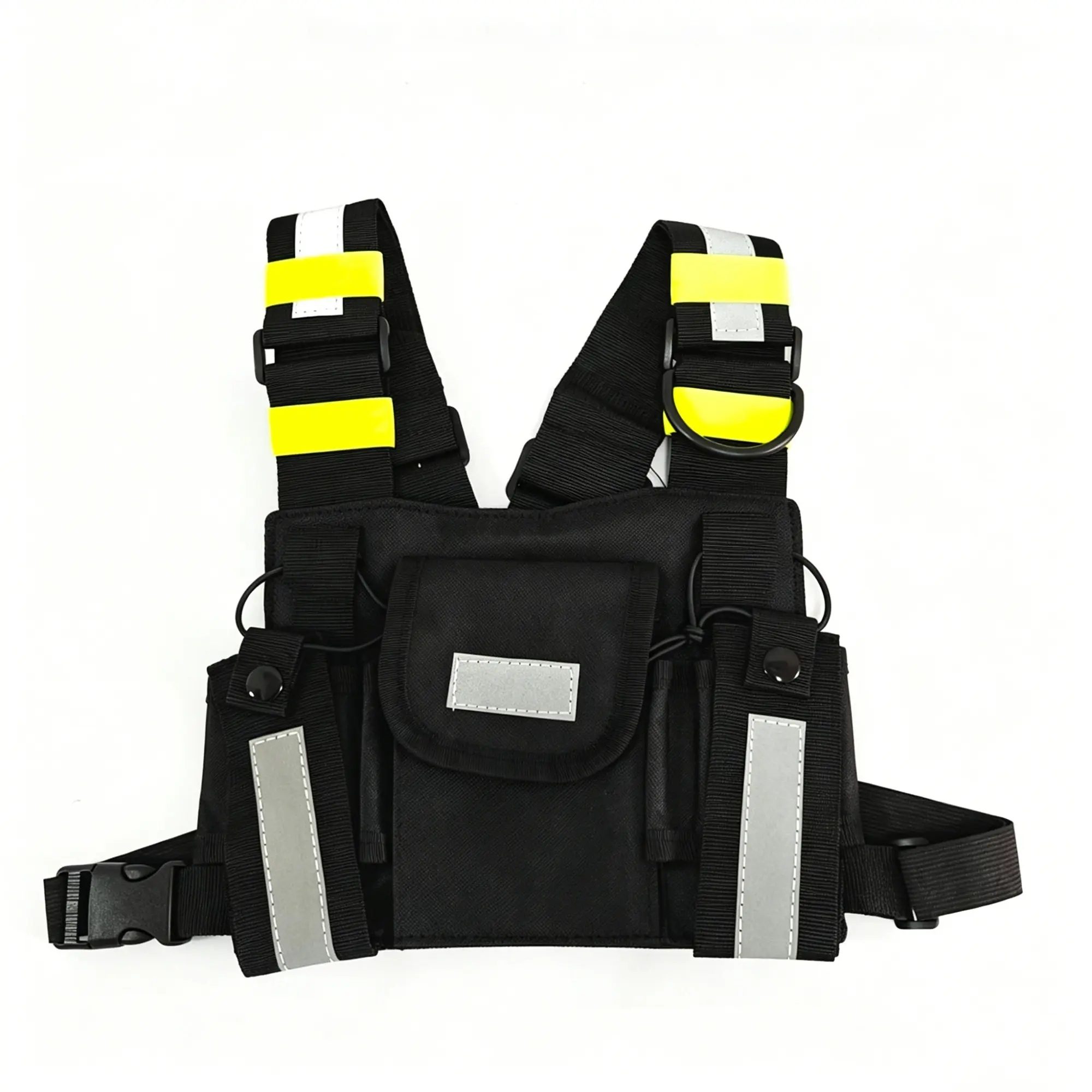 Border Walkie-Talkie Bag Oxford Cloth Vest Backpack New Fashion Unisex Waist Pack Zipper Fanny Pack Trendy Functional Style Tactical Bag Adjustable Backpack Hip Bag Fashion Waist Packs Waist Bags