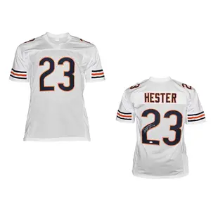 Devin Hester Autographed White Pro Style Football Jersey PSA