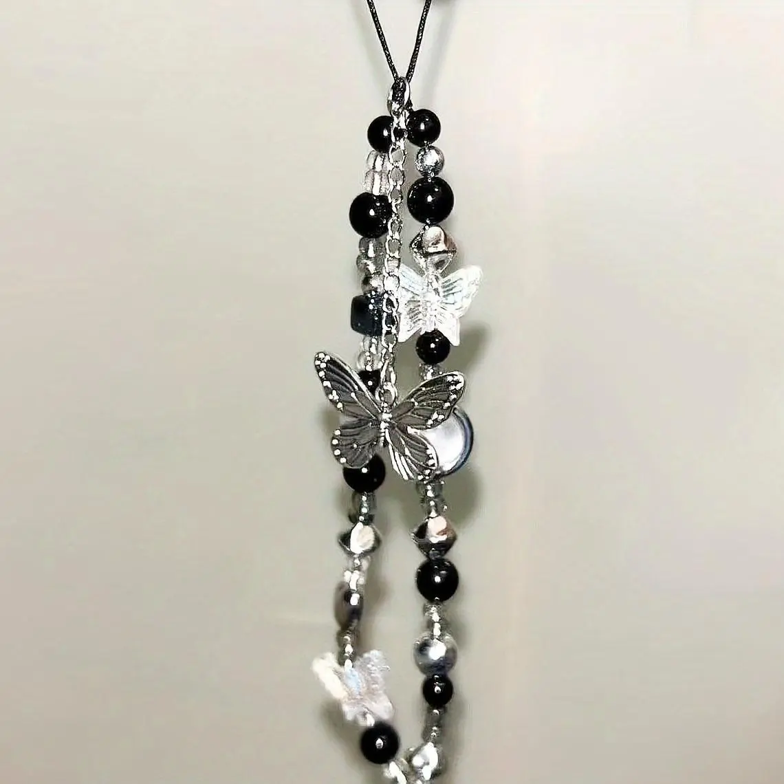 Butterfly Design Phone Chain, Cute Phone Lanyard, Fashion Phone Strap for Women & Girls, Mobile Phone Decoration Accessories, Cell Phone Charm, Cellphone Accessories