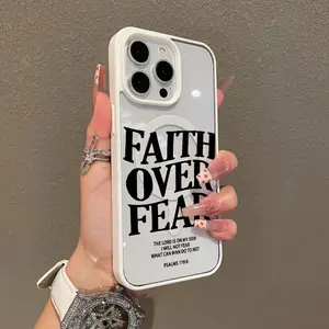 Premium Magnetic Case for iPhoneX/XS11/12/13/14/15/16/17/promax Faith Over Fear MagSafe Ready,Anti-Fall,Ultra-Thin Design |   Perfect for Everyday Use