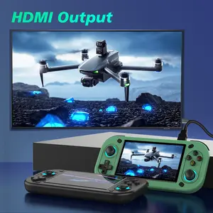 R43S Portable Retro Video Game Console - 4.2-inch IPS Screen, Open-Source Linux System, 20000 Built-in Games, 10 Emulators Support, 64GB/128GB Storage, 3000mAh Battery, Wi-Fi, USB Compatibility, Handheld Gaming Device