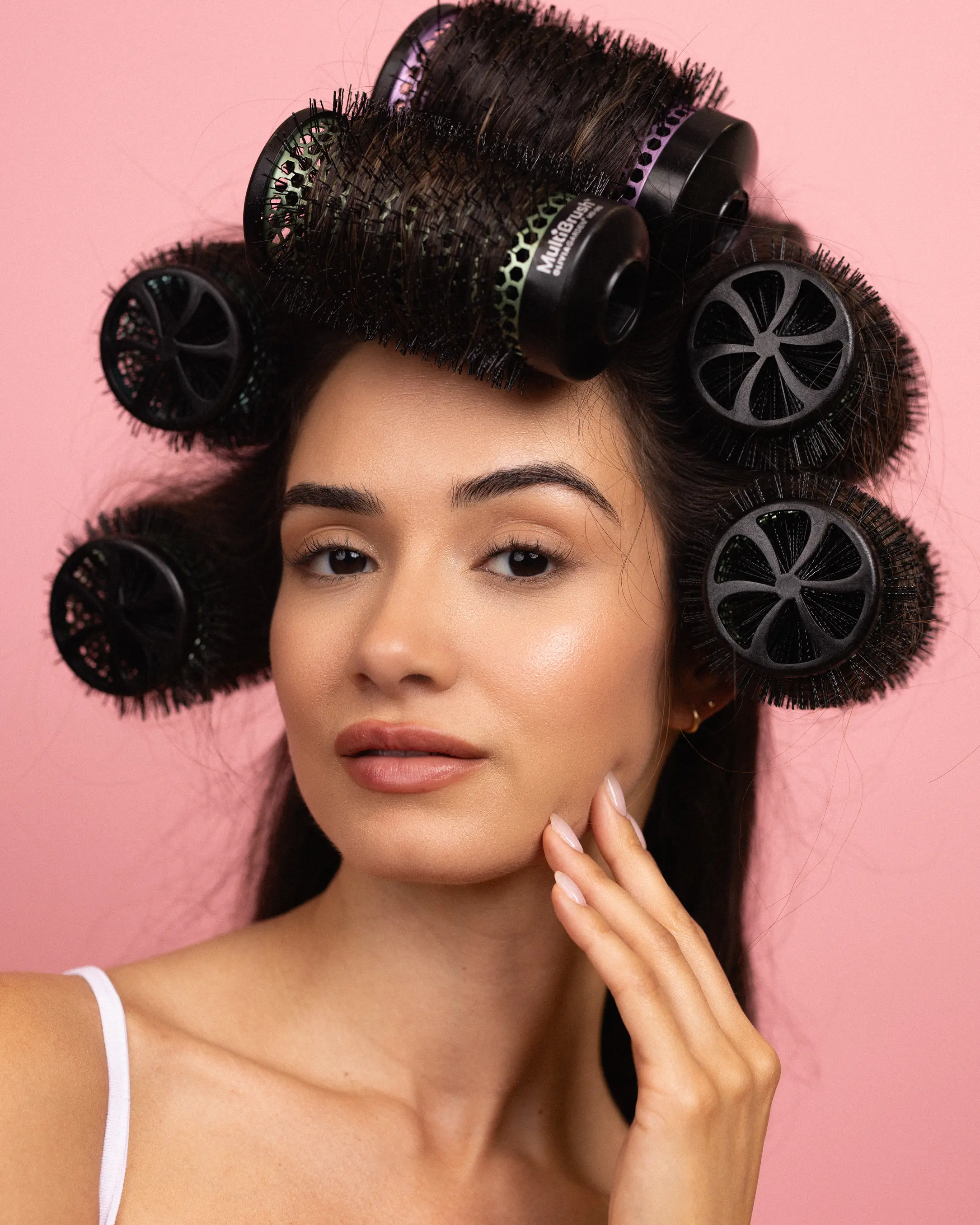 Olivia Garden MultiBrush Blowout Kit | Professional Interchangeable Ceramic Round Brush Set | Salon Blow Dry Styling System