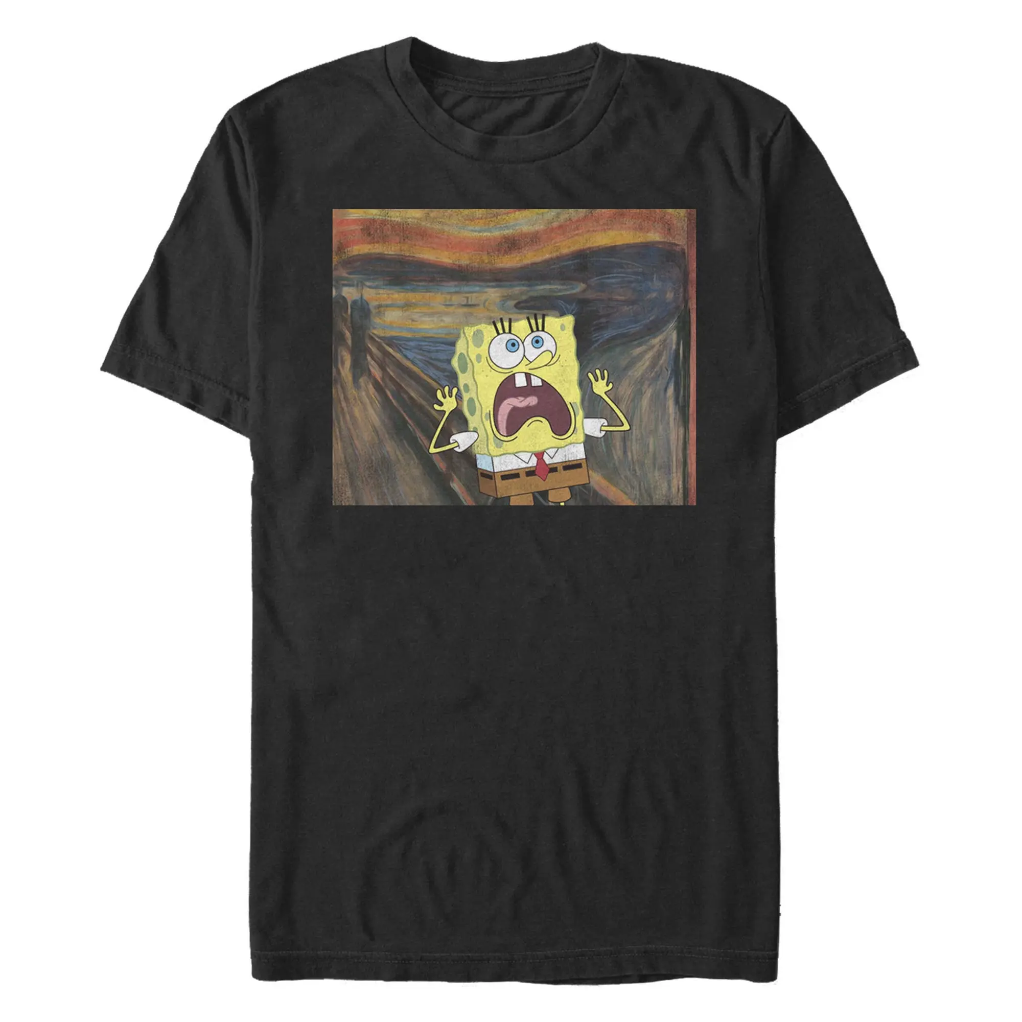 Men's SpongeBob SquarePants Screaming SpongeBob T-Shirt