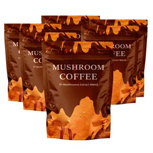 Pack of 6 Mushroom Coffee | Organic Adaptogen Brew | Smooth Energy | No Jitters Drink