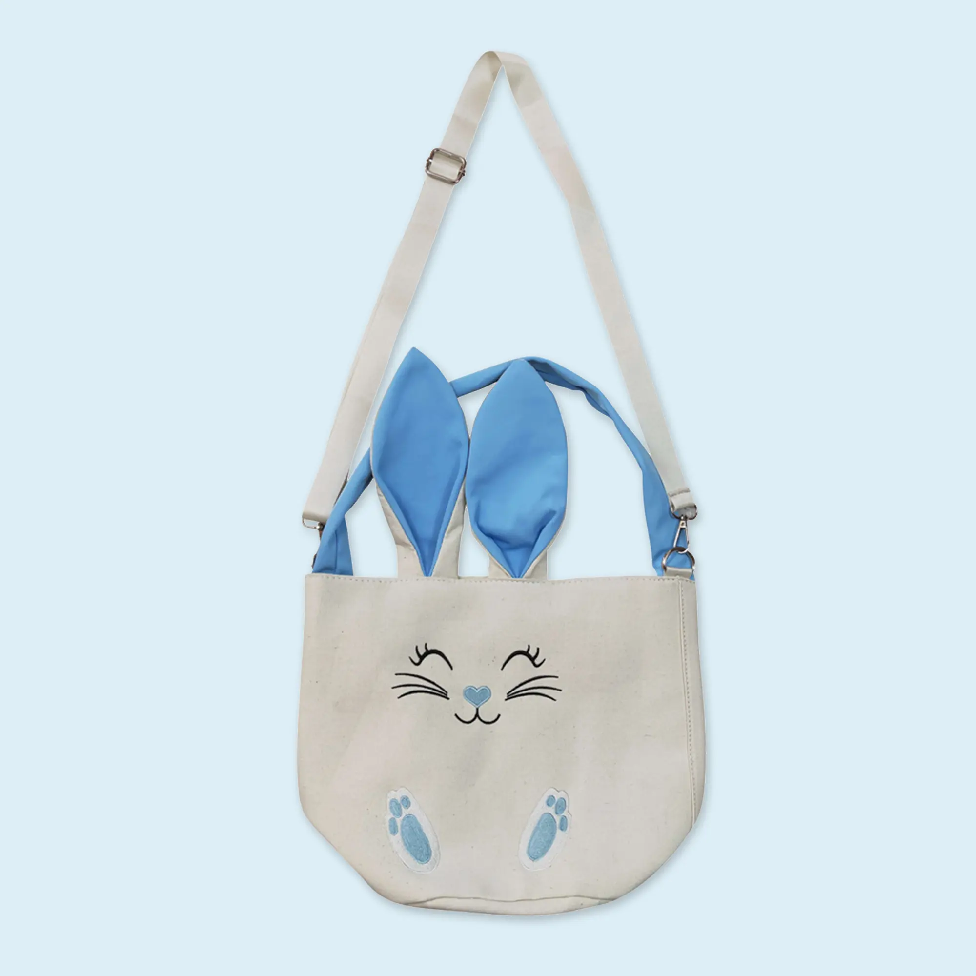 Blue bunny ear toddle baby boy Easter basket Blue bunny ear toddle baby boy Easter basket