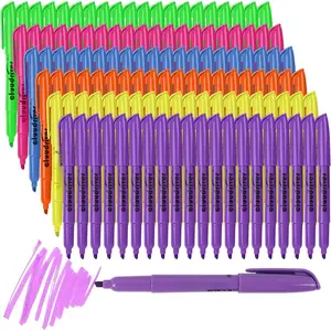 Highlighters Bulk Pack Of 120, Assorted Color Highlighter, Chisel Tip, Quick Drying Ink, Highlighters Suitable For , School, Office And Shop