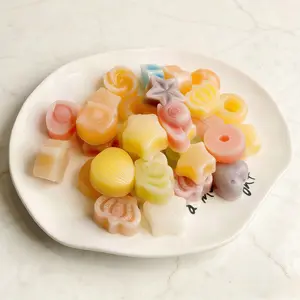 Assorted Fruit Jelly Filled Wax Bottle Candy 3.5 oz, Nostalgic Classic Treat, Lovely Shapes, Safe & Delicious for Women, Kids & Teens
