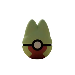 Treecko Poke Ball - Inspired 3D Printed Collectible