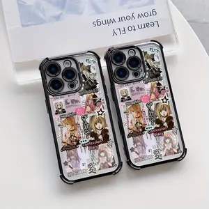 Anime Y2K Girl Misa Design Phone Case Protective Compatible with Iphone 16, 15, 14, 13, 12, 11 Pro Max, X, XR, XS Max, 8, 7 Plus, Shockproof Transparent Soft Back Cover Accessories