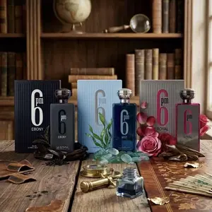 6PM fragrance series  men's perfumes Eau de Parfum, different moods and times of day,6PM Mist//6PM Ebony/ 6PM Royal