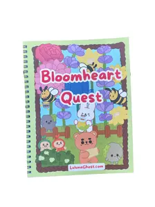 Bloomheart Quest-Coloring Book Moonhollow Willow The Bear