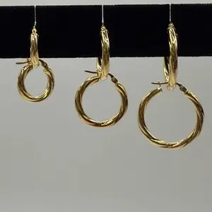 Trio of Twisted Rings 3mm Thickness